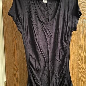 VENUS Black Short Sleeve Tee Top